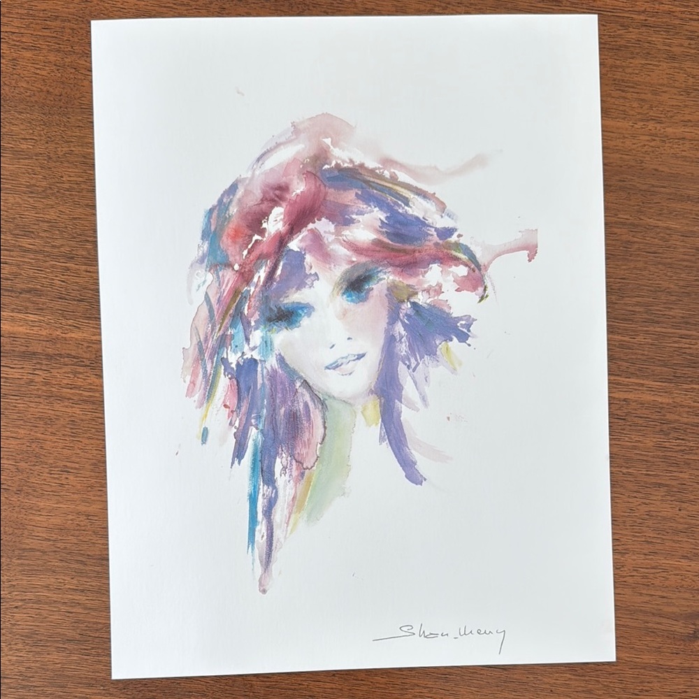 Shan Merry Seriolithograph on paper. “Amethysta”, 205